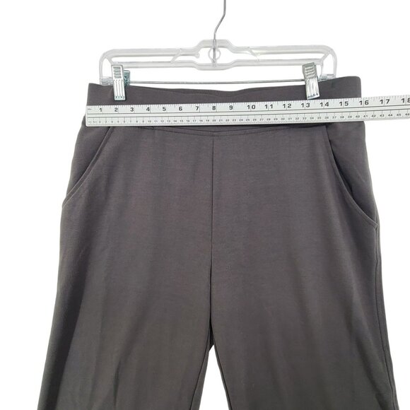 🛍️Sentimental New York Women's Wide Leg  Knit Casual Pants Olive Size L - Picture 4 of 9